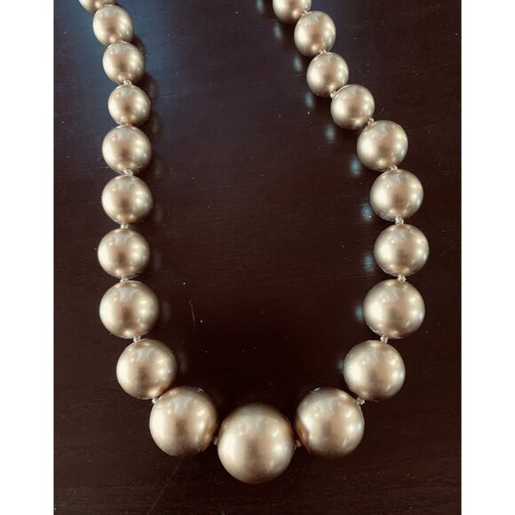 Vintage Carolee Graduated Gold Ball Necklace Extender Original Tag - Picture 3 of 7